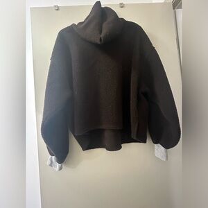 Free People oversized teddy sweater